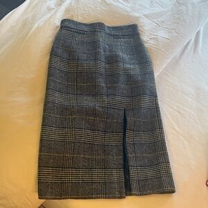 Gray Plaid Women's Skirt size 4-6